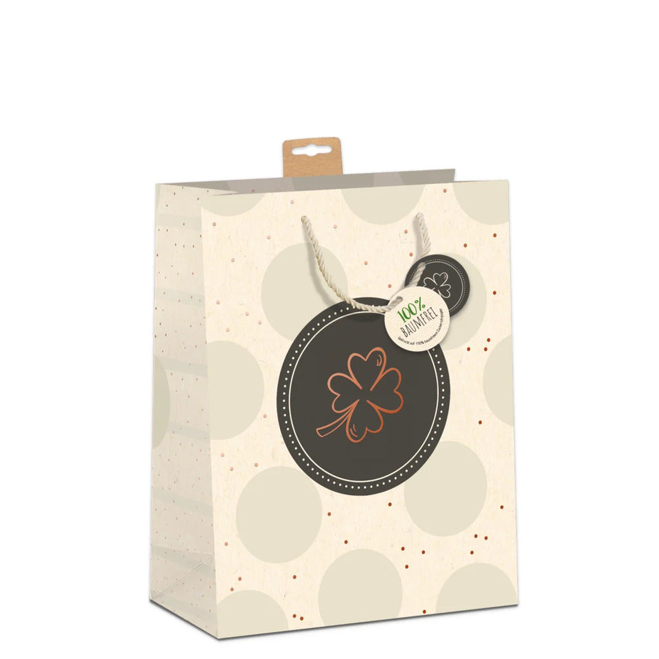 Geschenktragetasche Kleeblatt, 32 x 26 x 12 cm SKORPION 7549-2405-L SKORPION  7549-2405-L 32x26x12cm