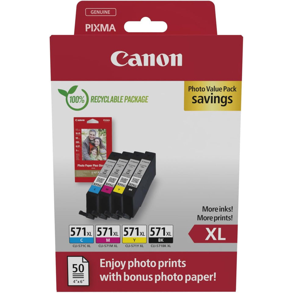 Value Pack 571XL, 4-farbig CANON 0332C006