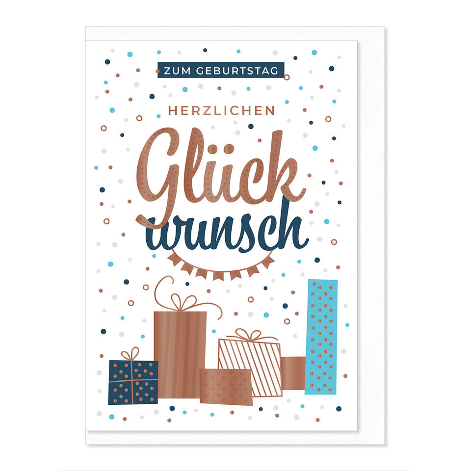 Geburtstagskarte KOMMA³ 02-162 KOMMA³ 02-162   Bild