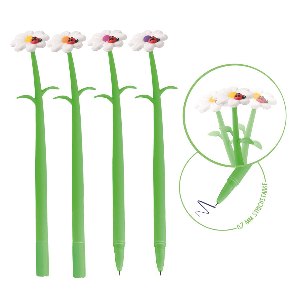 Gelschreiber Wackelblume, 0,7mm, sortiert TRENDHAUS 964878 TRENDHAUS 964878 0,7mm