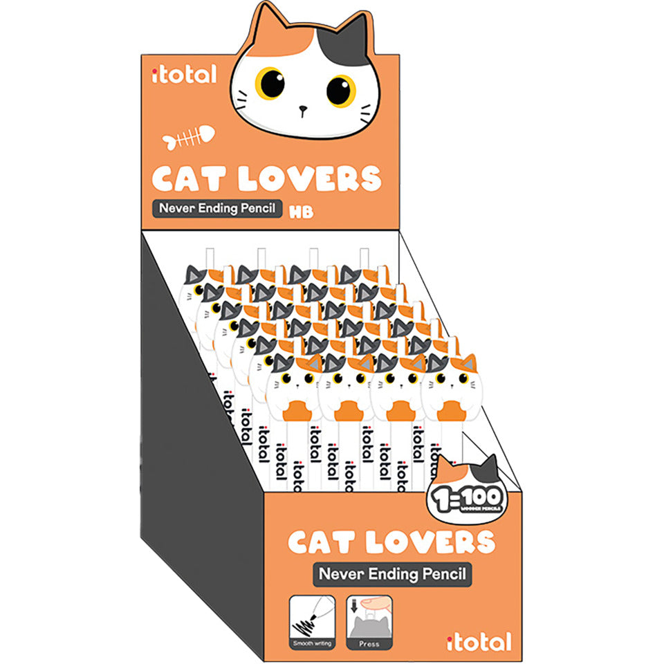 Display Bleistift Never Ending Cats, 24 Stück ITOTAL XL2070B