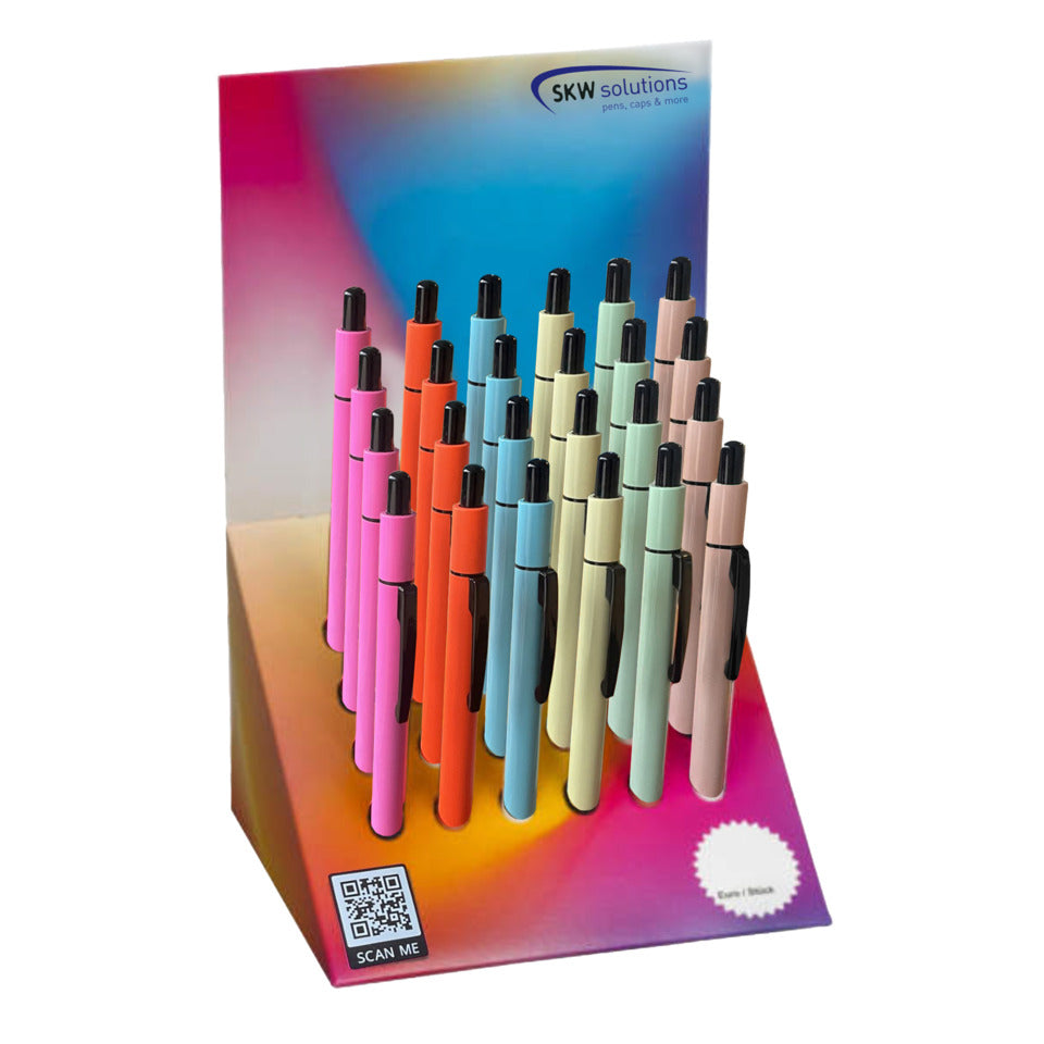 Display Kugelschreiber Top Neon Mix, 24 Stück, sortiert SKW 4829924 SKW 4829924 im Display