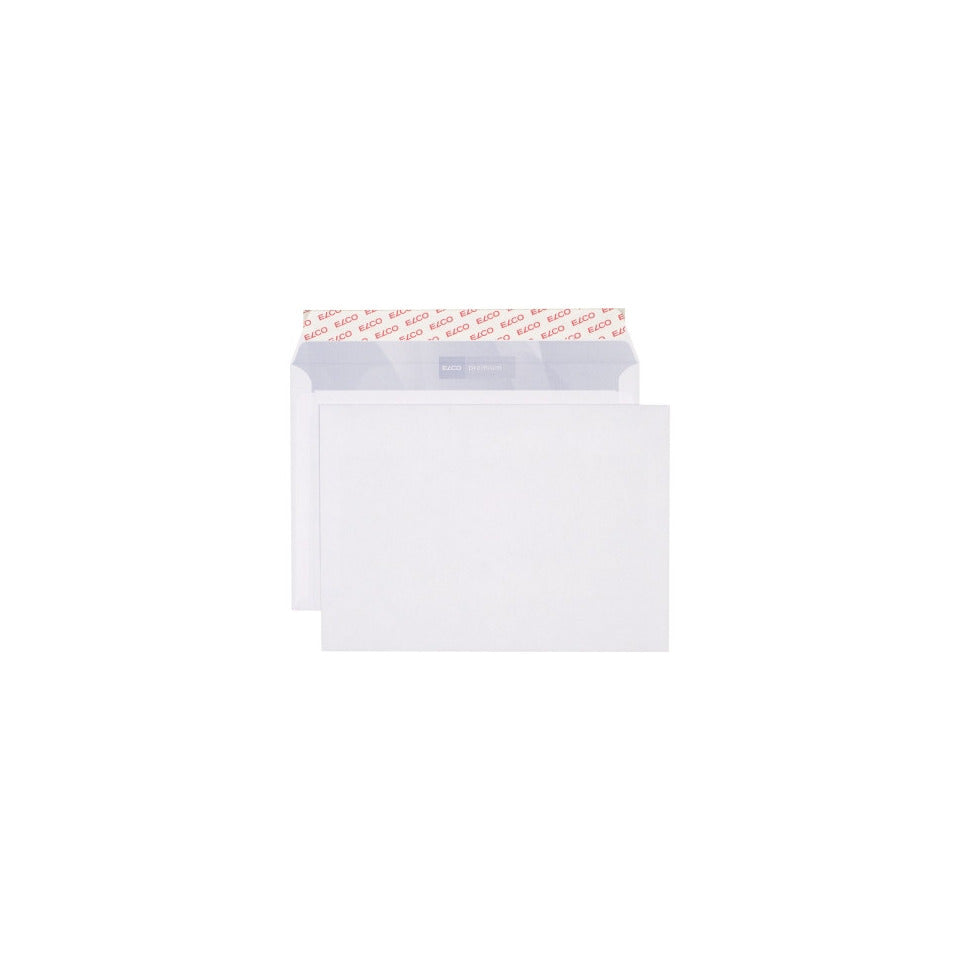 Briefumschlag Premium ohne Fenster, C5 , 80g/m², haftklebend, 500 Stück, weiß ELCO 32882 ELCO 32882 Office Box Haftklebung