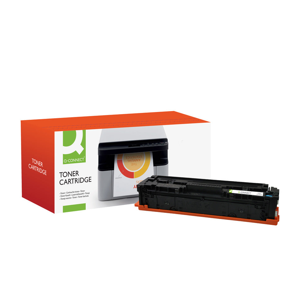 Lasertoner ersetzt HP CF531A, 900 Seiten, cyan Q-CONNECT KF11325 Q-CONNECT KF11325 / K18109QC