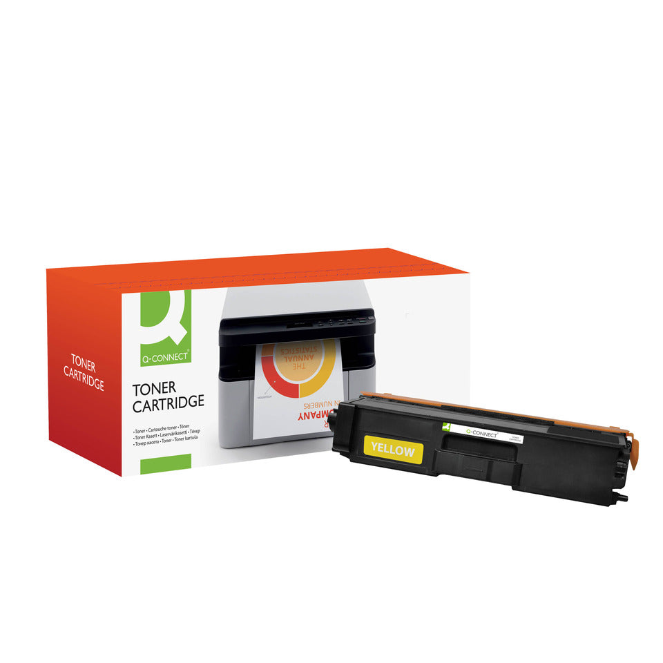Lasertoner ersetzt Brother TN-326Y, 3.500 Seiten, yellow Q-CONNECT KF11179 Q-CONNECT KF11179 / K15785QC