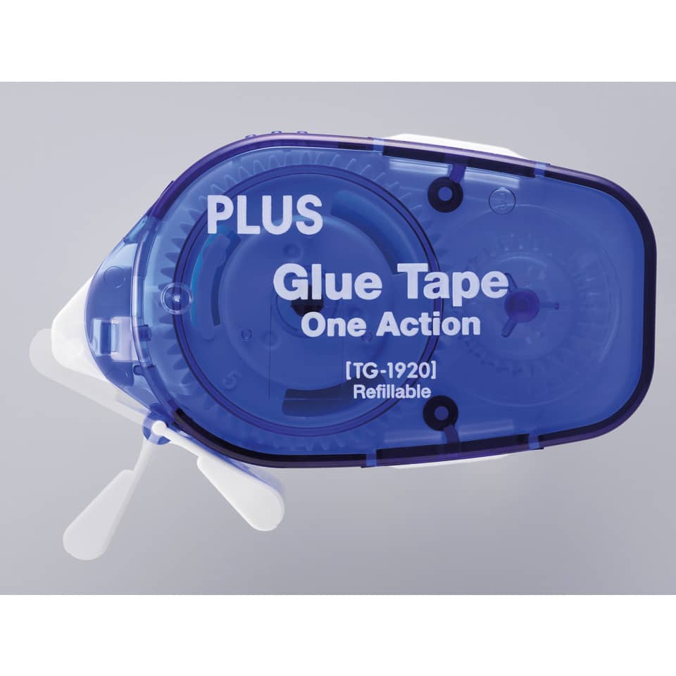 Kleberoller One Action, 8m x 8.4mm, blau PLUS JAPAN 54654 / TG1920 PLUS 54654 / TG1920 8,4mm x 8.4m