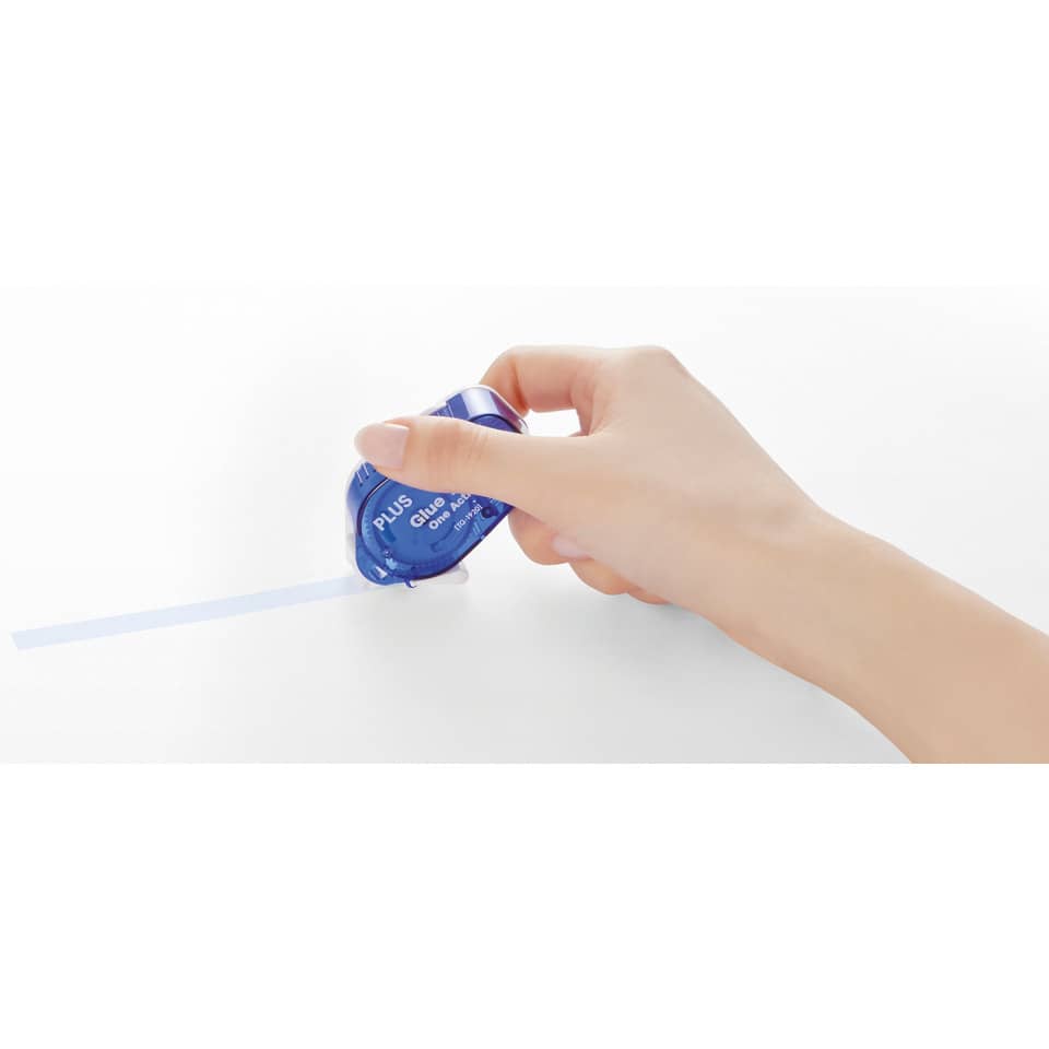 Kleberoller One Action, 8m x 8.4mm, blau PLUS JAPAN 54654 / TG1920 PLUS 54654 / TG1920 8,4mm x 8.4m