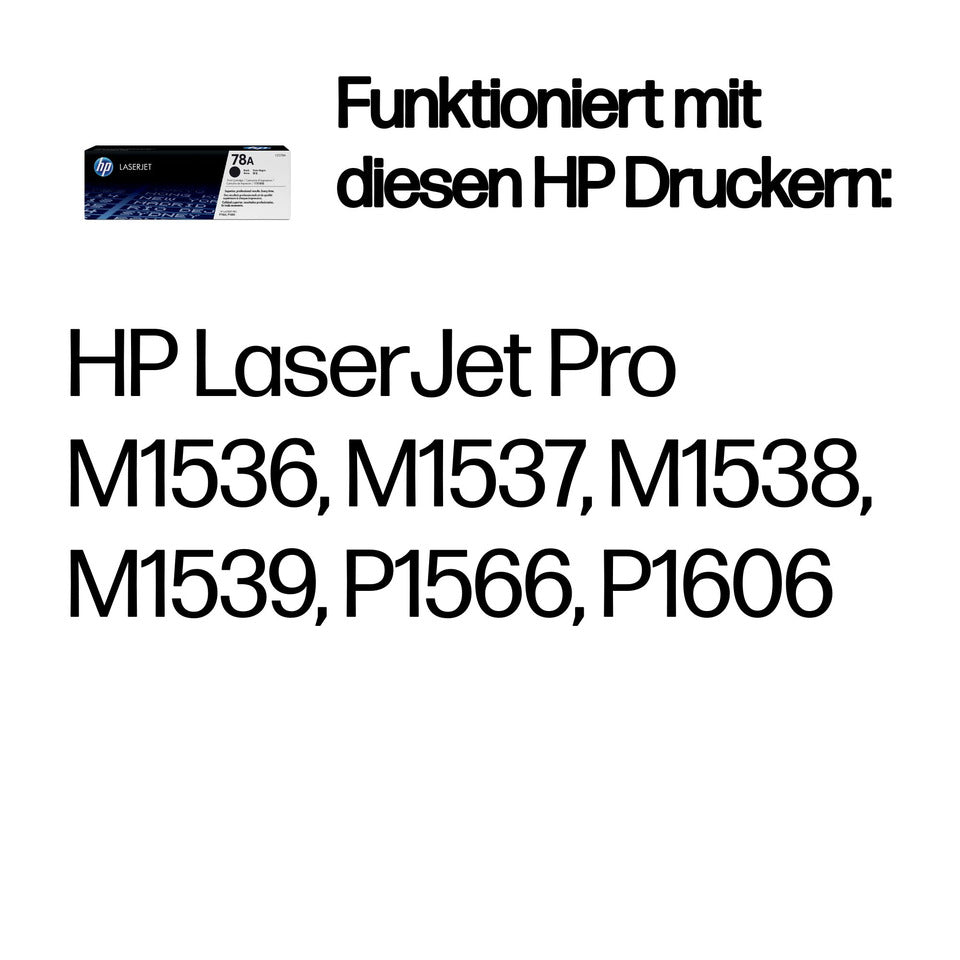 Lasertoner Nr. 78A, 2.100 Seiten, schwarz HP CE278A