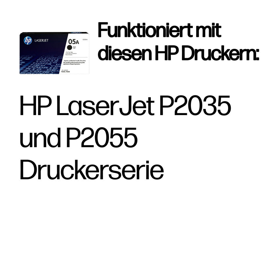Lasertoner Nr. 05A, 2.300 Seiten, schwarz HP CE505A