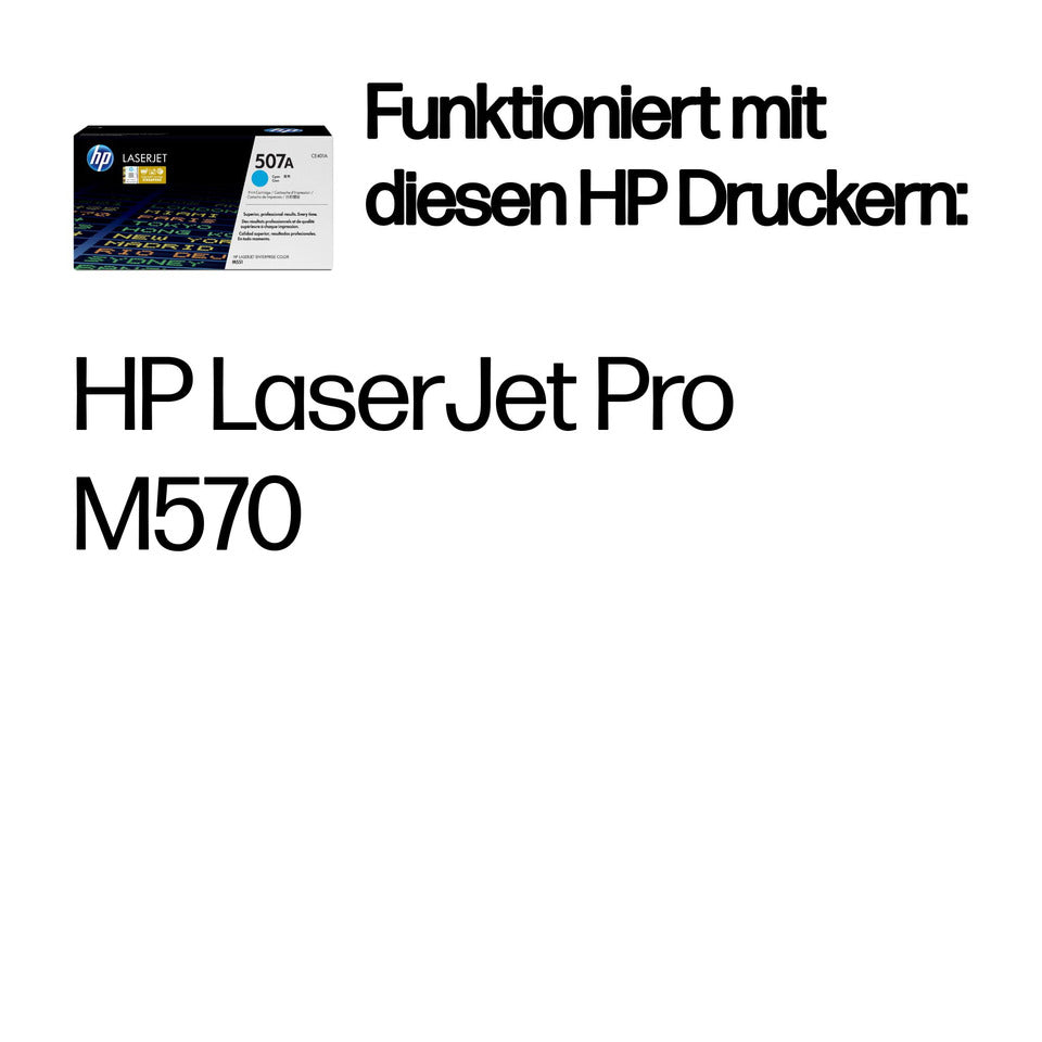 Lasertoner Nr. 507A, ca. 6.000 Seiten, cyan HP CE401A