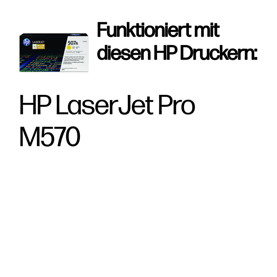 Lasertoner Nr. 507A, ca. 6.000 Seiten, yellow HP CE402A