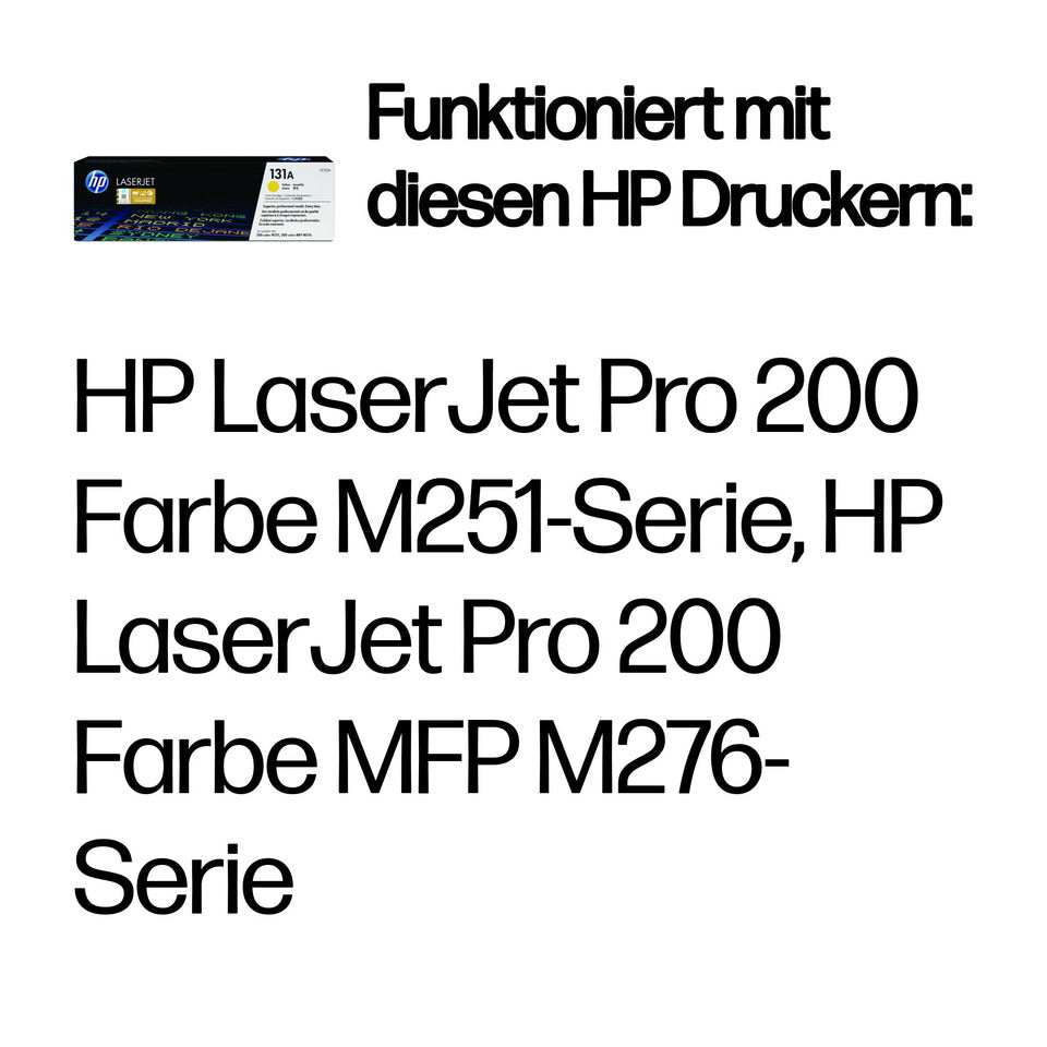 Lasertoner Nr. 131A, 1.800 Seiten, yellow HP CF212A