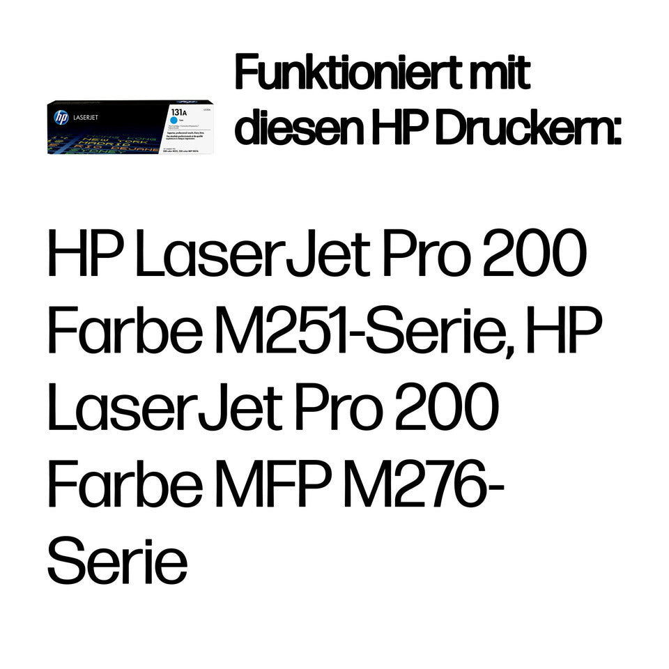 Lasertoner Nr. 131A 1.800 Seiten, cyan HP CF211A