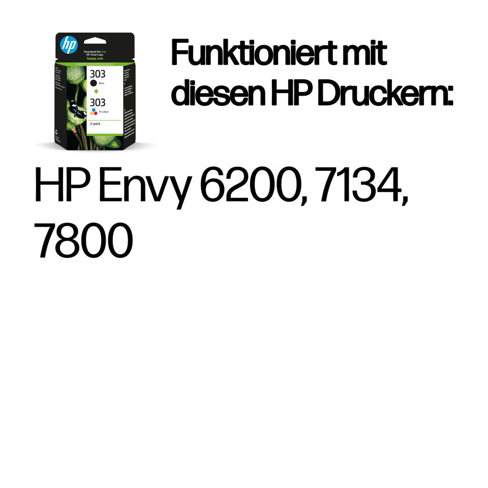 Combo Pack Nr.303 sw/3-fbg. HP 3YM92AE