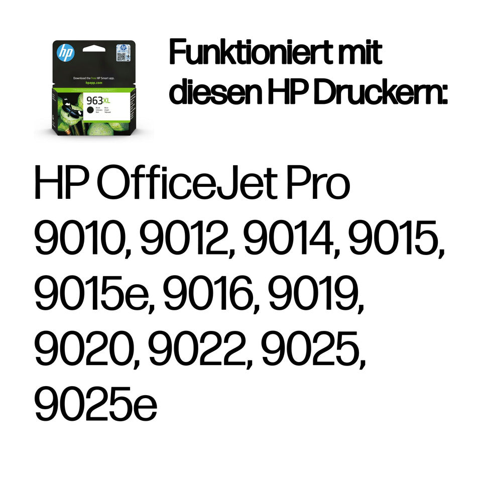 Inkjetpatrone Nr. 963XL schwarz HP 3JA30AE