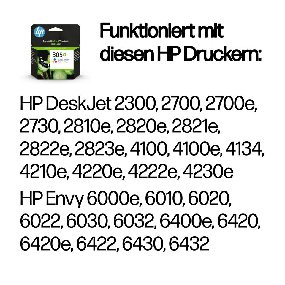 Inkjetpatrone Nr.305XL 3-farbig HP 3YM63AE