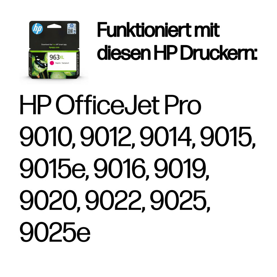 Inkjetpatrone Nr. 963XL magenta HP 3JA28AE