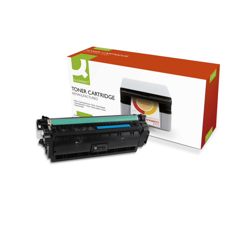 Lasertoner ersetzt HP W2121A, 4.500 Seiten, cyan Q-CONNECT KF03823 Q-CONNECT KF03823 / K18944QC