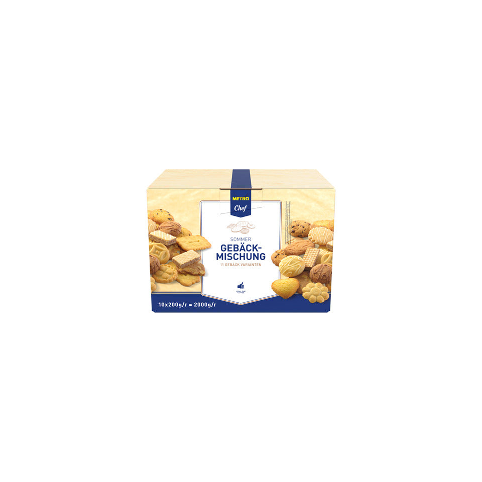 Gebäckmischung Sommer - 11 Sorten, 2kg METRO CHEF 907232 METRO CHEF 10x200g