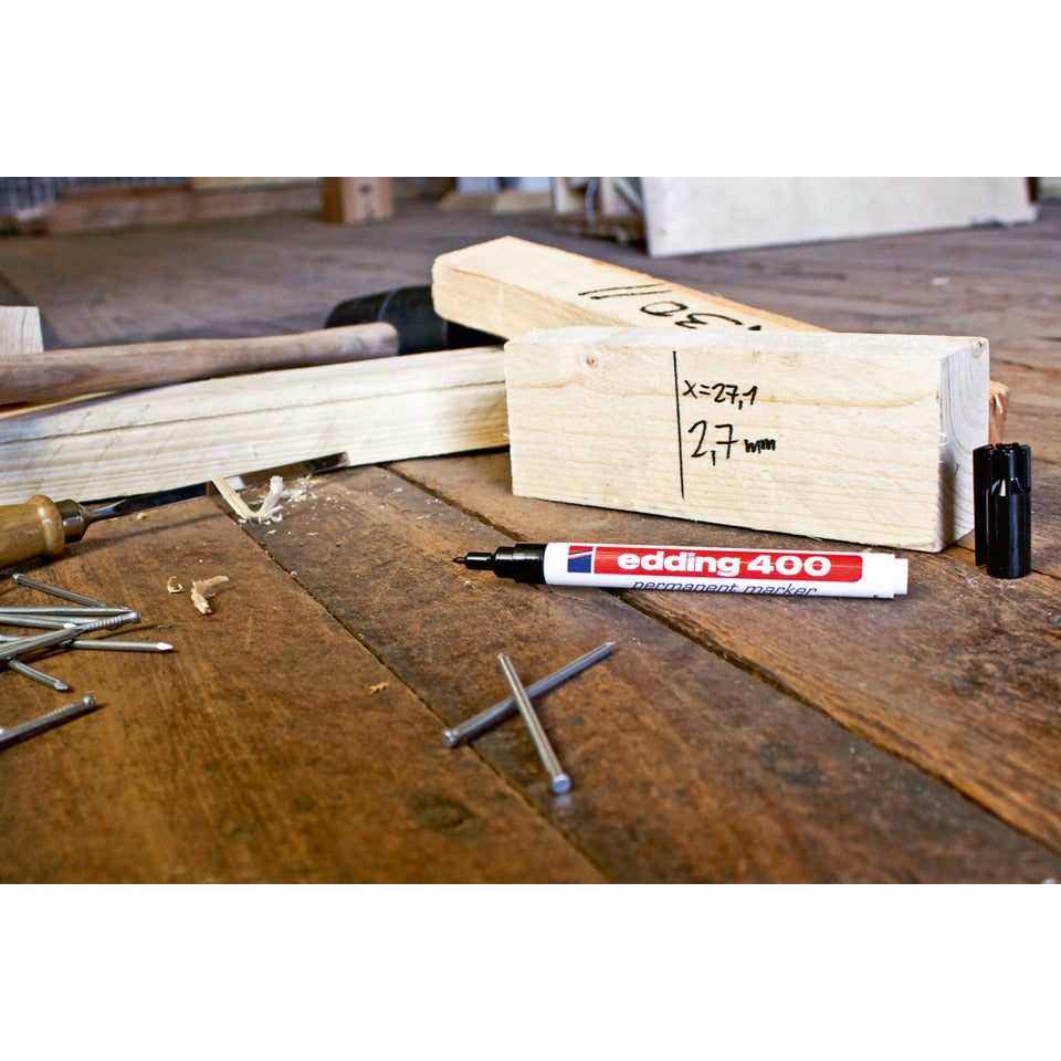 Permanentmarker 400, 1 mm, 4 Stück sortiert EDDING 400-4-2 EDDING 400-4-2 Kartonetui