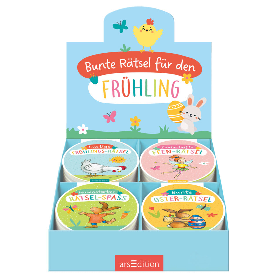 Display Rätselbuch Frühlingsrätsel, 4 Titel, sortiert ARS EDITION 136059 ARS EDITION 136059 Ostermotive
