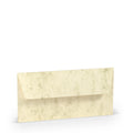 Briefumschlag Paperado, DIN lang, 100g/m², SF, nassklebend, chamois marmora RÖSSLER 16400206 RÖSSLER 16400206    110x220mm gerippt