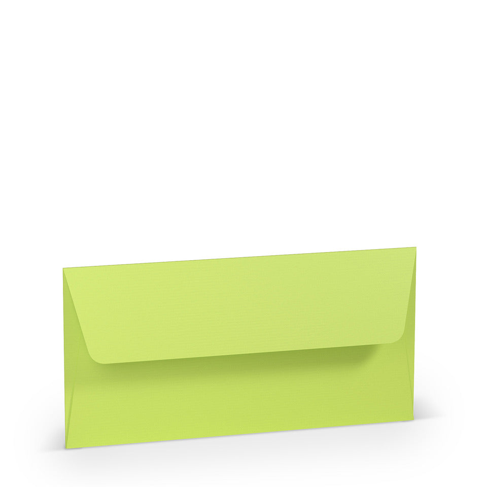 Briefumschlag Paperado, DIN lang, 100g/m², SF, 
nassklebend, maigrün RÖSSLER 16400222 RÖSSLER 16400222   110x220mm gerippt