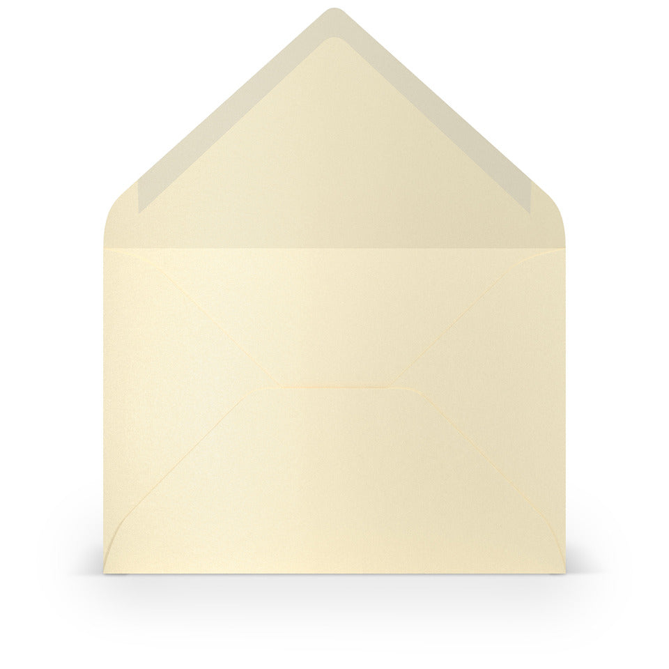 Briefumschlag Paperado, B6, 120g/m², nassklebend, candle light metallic RÖSSLER 164020303 RÖSSLER 164020303   125x176 mm