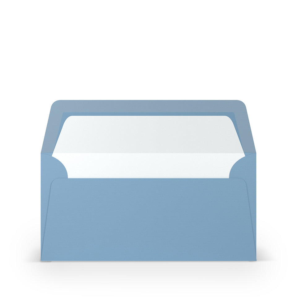 Briefumschlag Paperado, DIN lang, 100g/m², SF, nassklebend, dunkelblau RÖSSLER 16400235 RÖSSLER 16400235   110x220mm gerippt