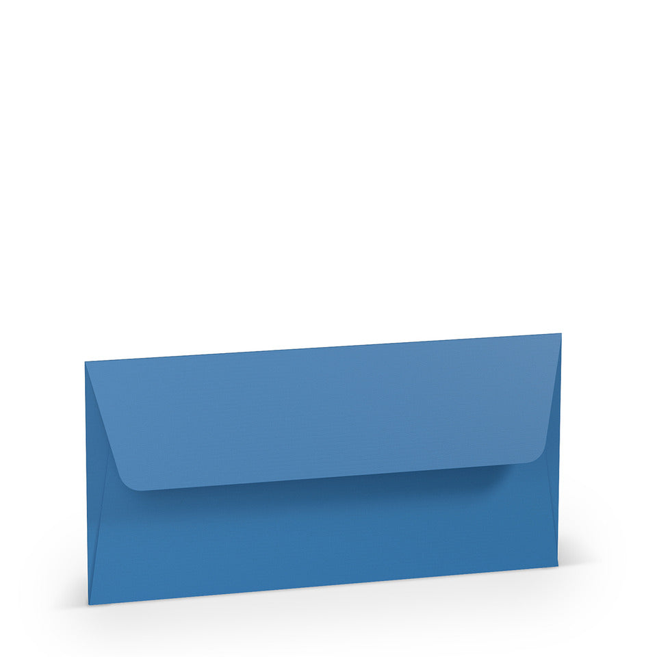 Briefumschlag Paperado, DIN lang, 100g/m², SF, nassklebend, stahlblau RÖSSLER 16400296 RÖSSLER 16400296   110x220mm gerippt