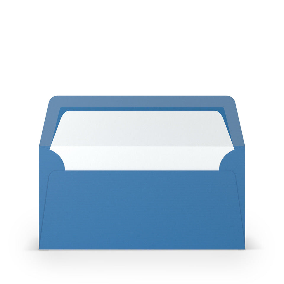 Briefumschlag Paperado, DIN lang, 100g/m², SF, nassklebend, stahlblau RÖSSLER 16400296 RÖSSLER 16400296   110x220mm gerippt