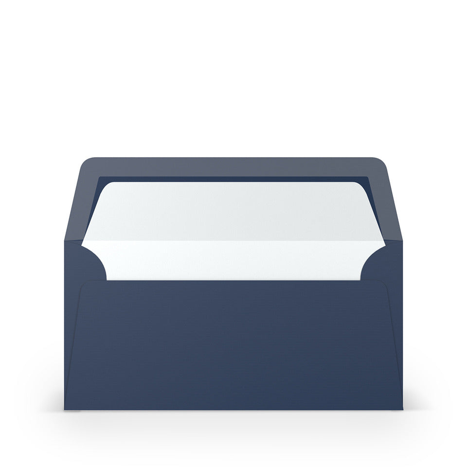 Briefumschlag Paperado, DIN lang, 100g/m², SF, nassklebend, jeans RÖSSLER 16400290 RÖSSLER 16400290  110x220mm gerippt