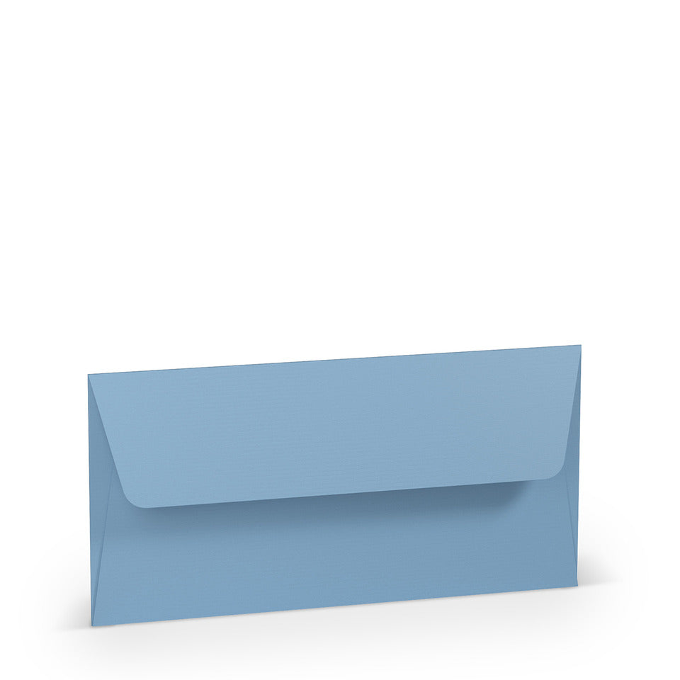 Briefumschlag Paperado, DIN lang, 100g/m², SF, nassklebend, dunkelblau RÖSSLER 16400235 RÖSSLER 16400235   110x220mm gerippt