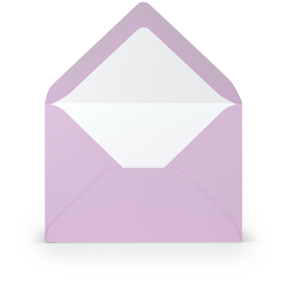 Briefumschlag Paperado, C6, 100g/m², SF, nassklebend, orchidee RÖSSLER 16400545 RÖSSLER 16400545  114x162 mm gerippt