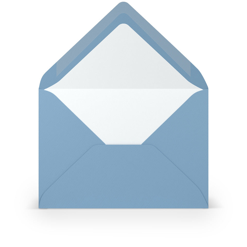 Briefumschlag Paperado, C6, 100g/m², SF, nassklebend, dunkelblau RÖSSLER 16400535 RÖSSLER 16400535  114x162mm gerippt