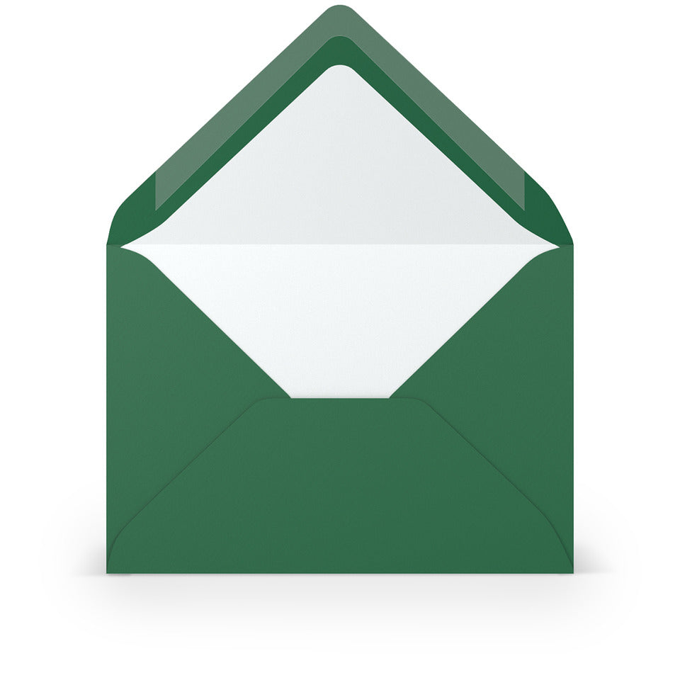 Briefumschlag Paperado, C6, 100g/m², SF, nassklebend, tannengrün RÖSSLER 16400597 RÖSSLER 16400597   114x162mm gerippt