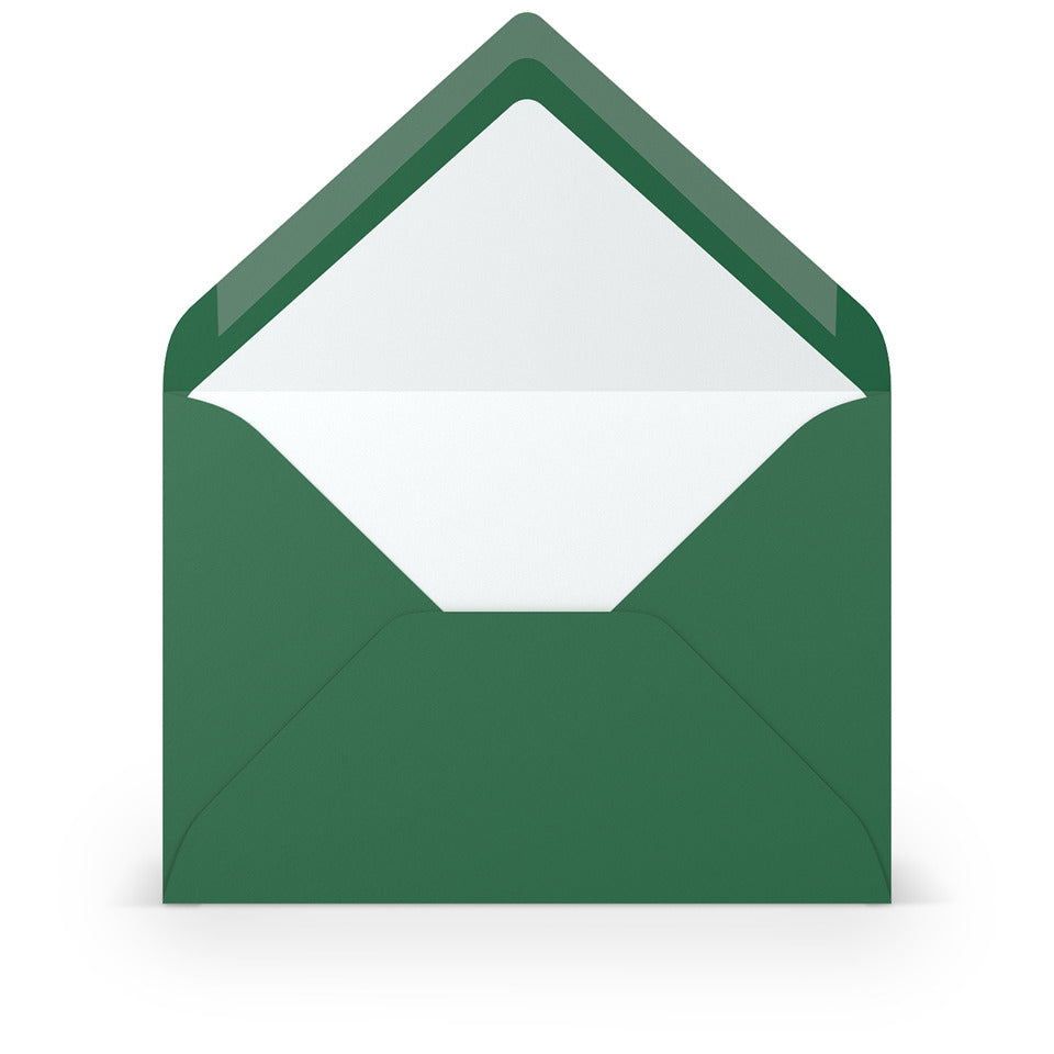 Briefumschlag Paperado, B6, 100g/m², SF, nassklebend, tannengrün RÖSSLER 16402097 RÖSSLER 16402097    125x176mm gerippt