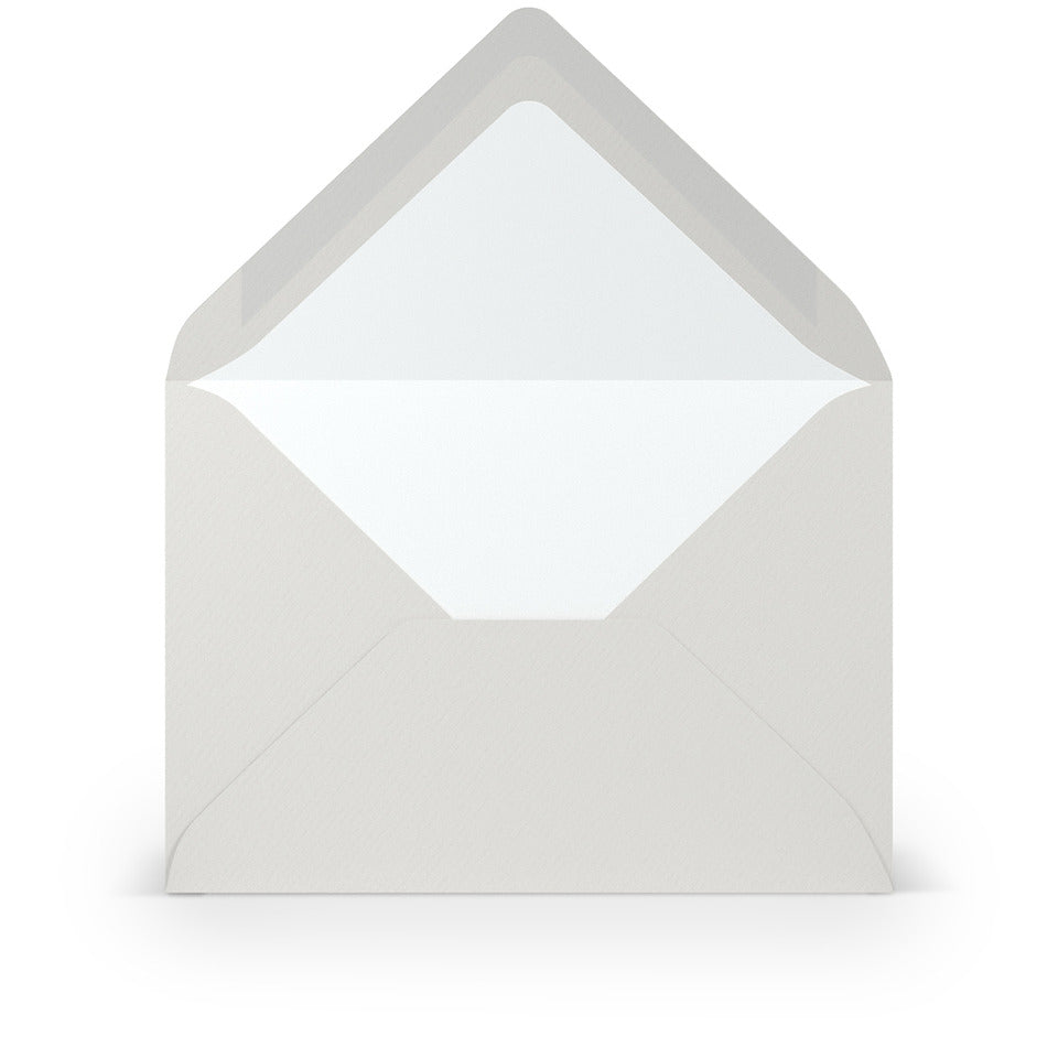 Briefumschlag Paperado, C6, 100g/m², SF, nassklebend, eisgrau RÖSSLER 164005170 RÖSSLER 164005170   114x162mm gerippt
