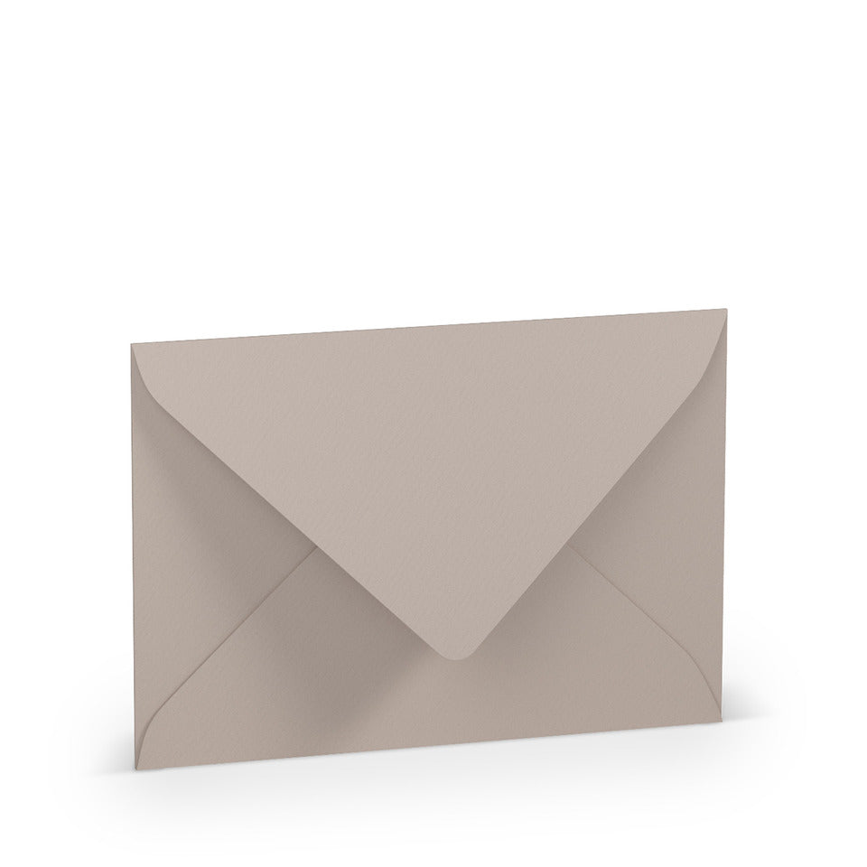 Briefumschlag Paperado, C6, 100g/m², SF, nassklebend, taupe RÖSSLER 16400549 RÖSSLER 16400549 114x162mm gerippt