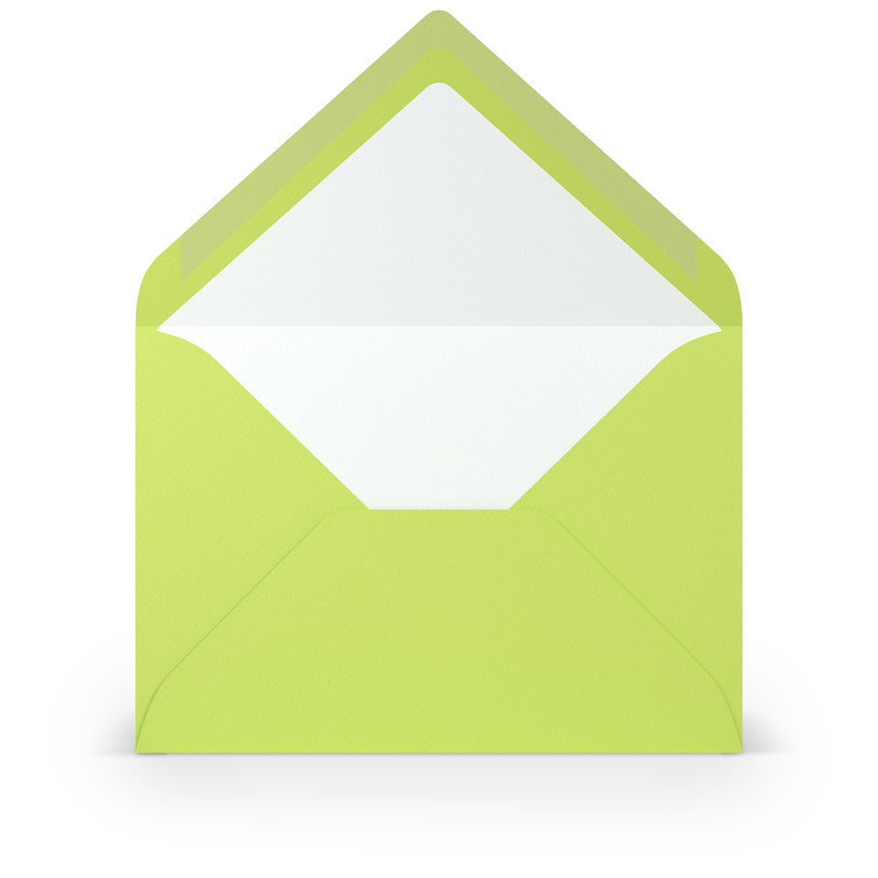 Briefumschlag Paperado, B6, 100g/m², SF, nassklebend, maigrün RÖSSLER 16402022 RÖSSLER 16402022    125x176mm gerippt
