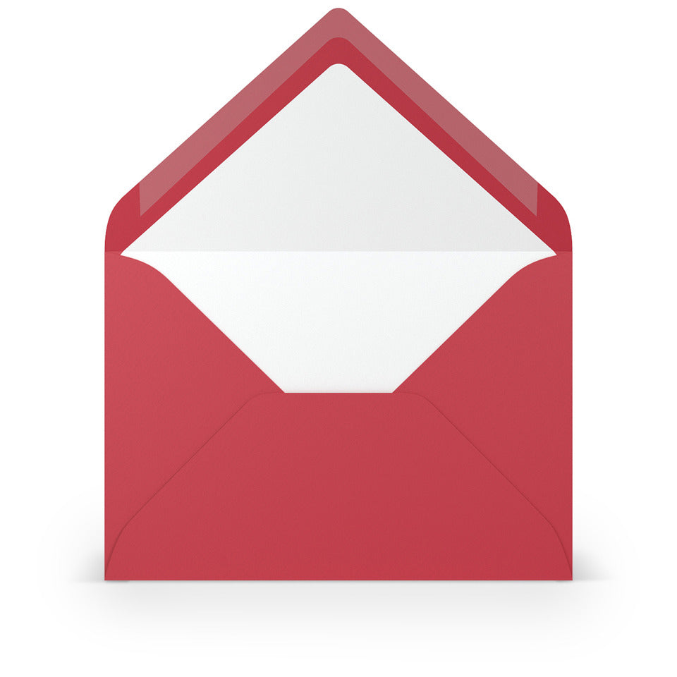 Briefumschlag Paperado, B6, 100g/m², SF, nassklebend, rot RÖSSLER 16402036 RÖSSLER 16402036   125x176mm gerippt