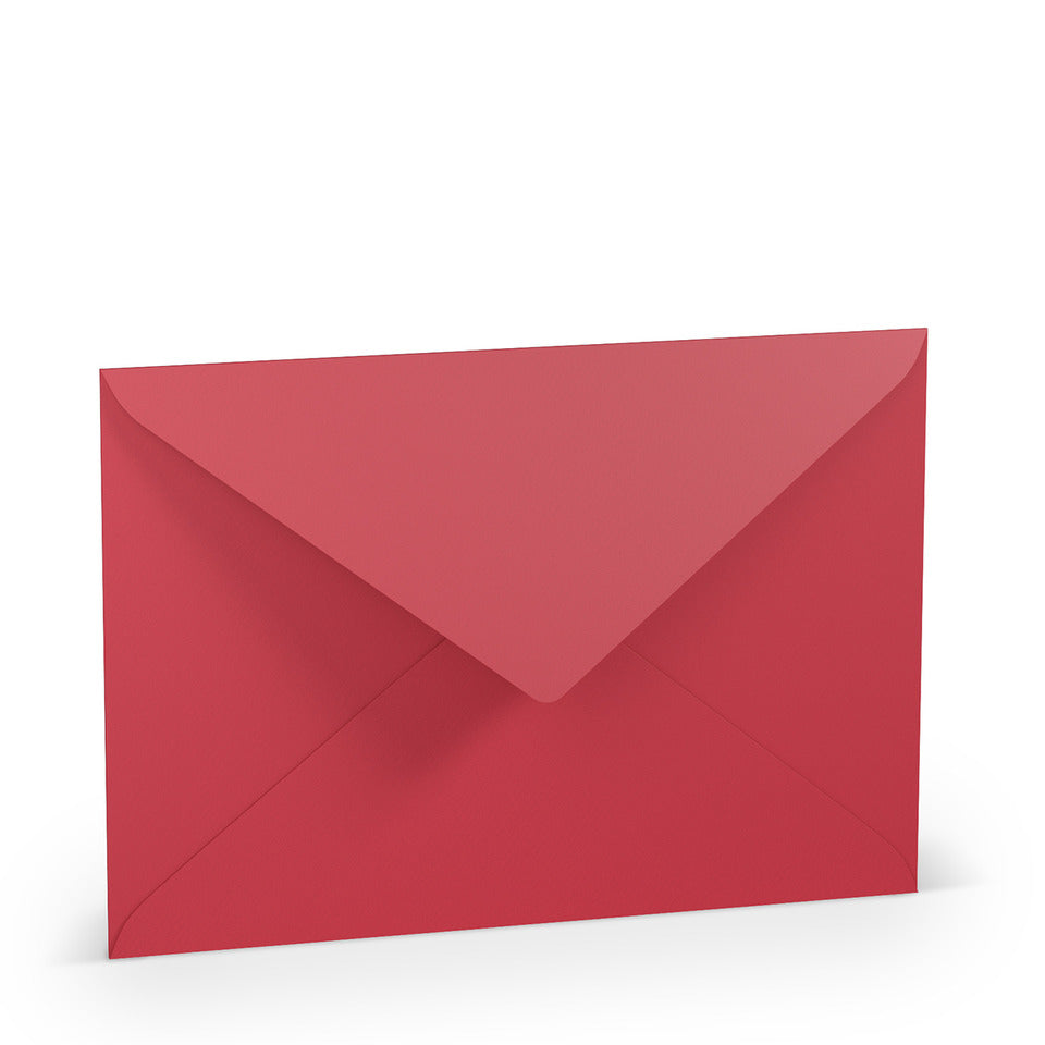 Briefumschlag Paperado, C5, 100g/m², SF, nassklebend, rot RÖSSLER 16401136 RÖSSLER 16401136  157x225mm  gerippt