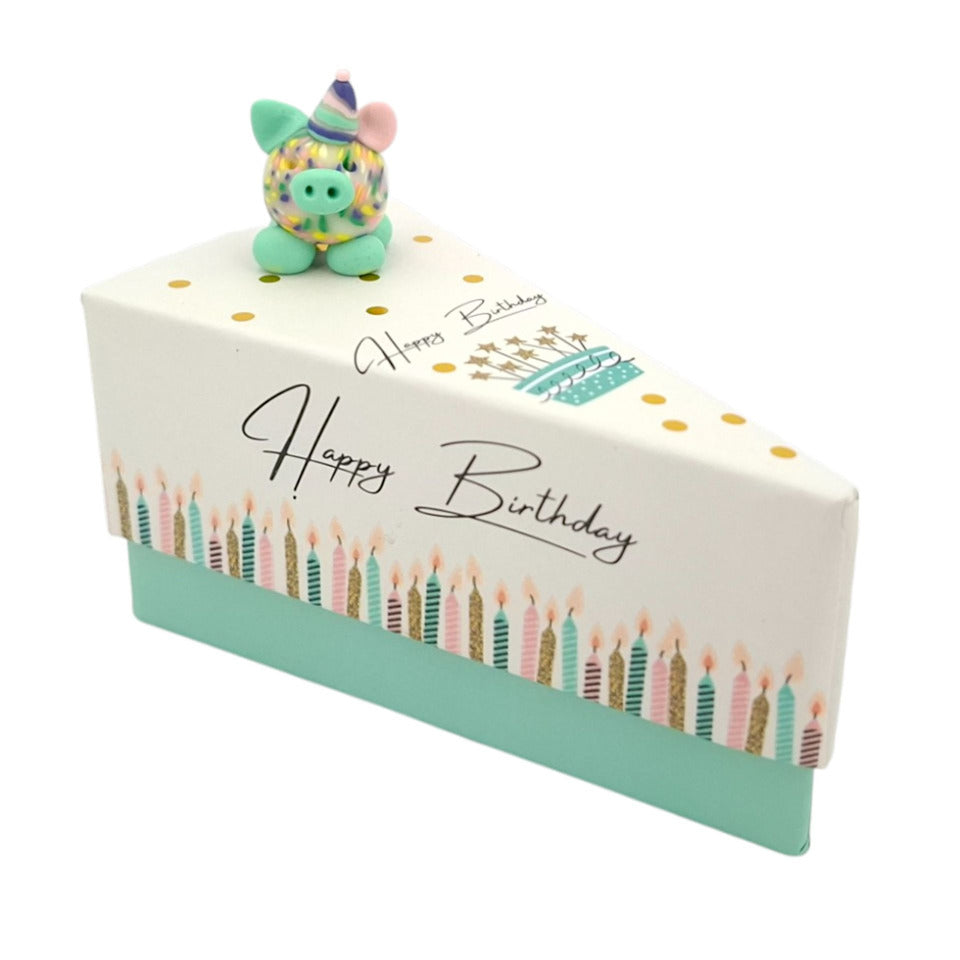 Geschenkbox-Torte Happy Birthday, 11,5 x 6,5 x 5 cm HERGO 5895 HERGO 5895 11,5x6,5x5cm