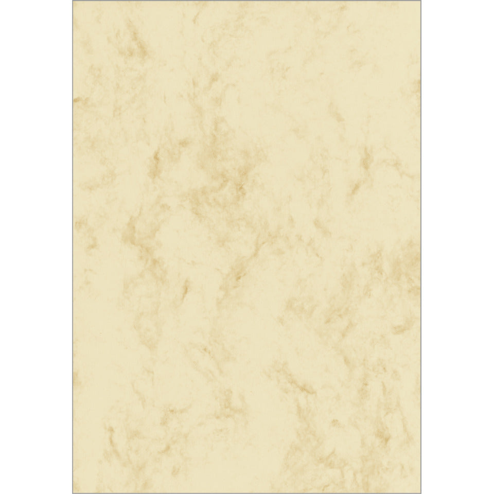 Design Papier Marmor, A4, 90g/m², 25 Blatt, beige SIGEL DP181 SIGEL DP181 Marmor 90g