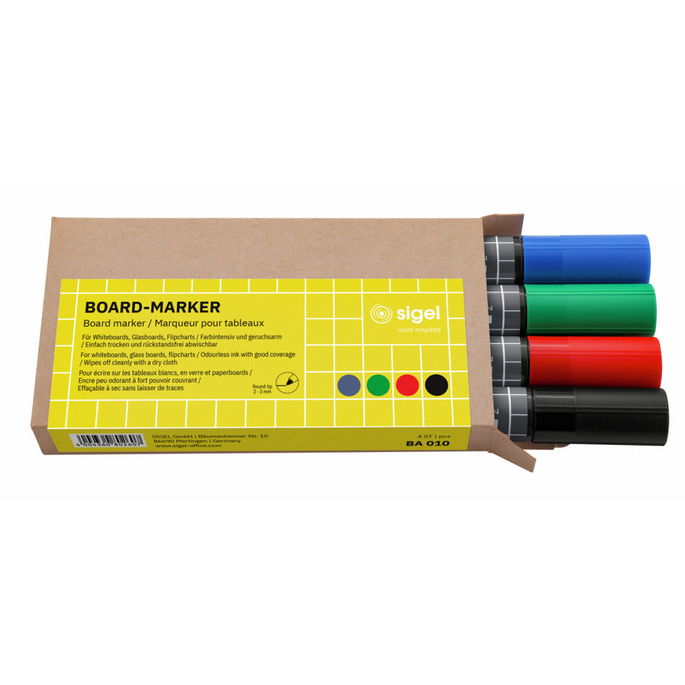 Starterset für White-/Glas-Magnetboard, 5-teilig SIGEL BA311
