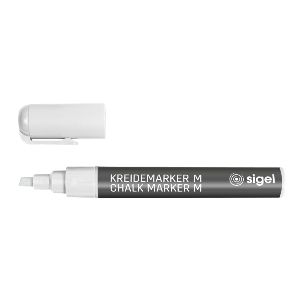 Kreidemarker 50, 1-5mm, Keilspitze, weiß SIGEL BA181 SIGEL BA181 Keilspitze 50