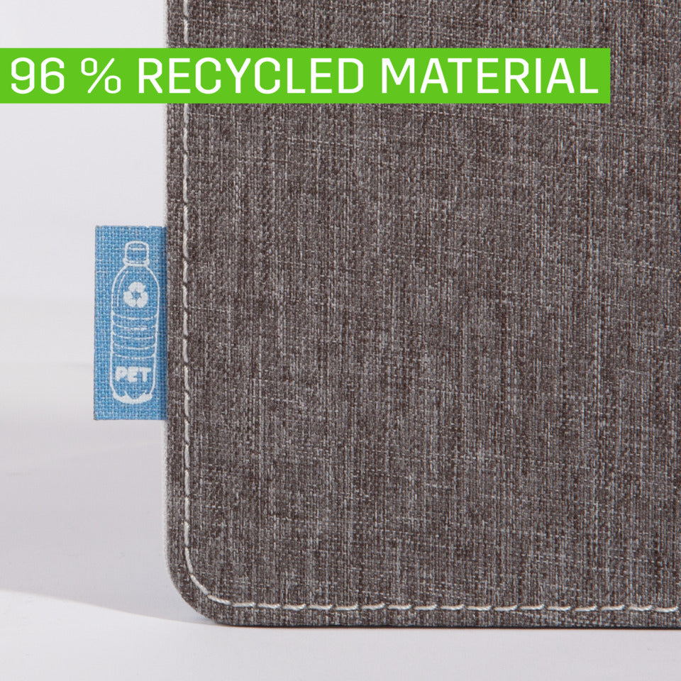 Schreibunterlage, 600 x 7 x 450 mm, recyceltes PET, hellblau/dunkelgrau SIGEL SA202 SIGEL SA202 600x7x450mm