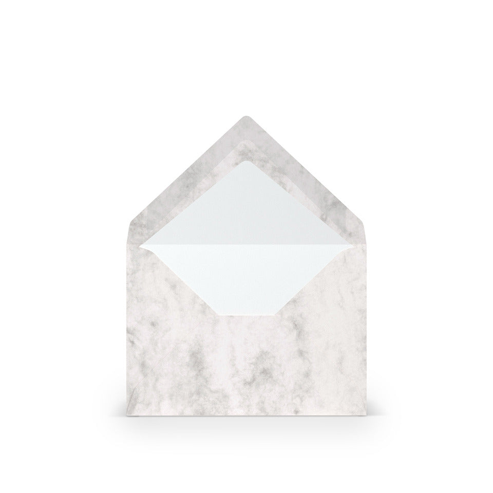 Briefumschlag Paperado, C7, 100g/m², SF, nassklebend, grau marmora RÖSSLER 16400714 RÖSSLER 16400714    81x114mm gerippt
