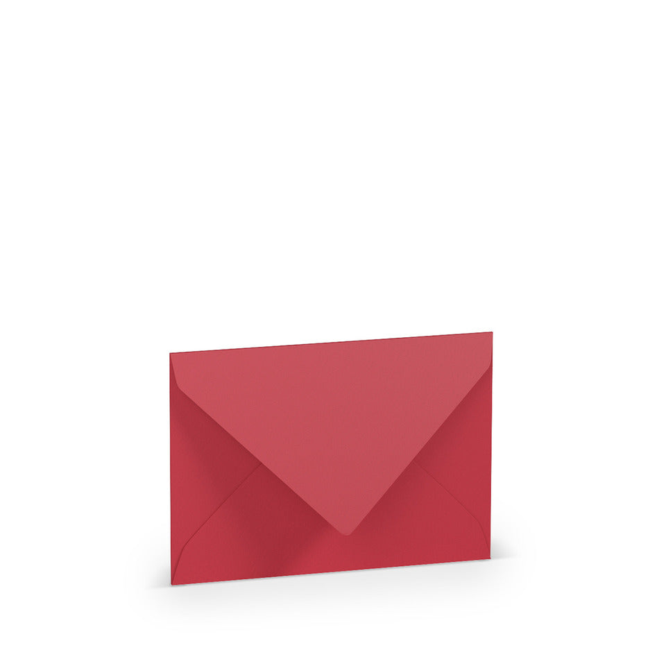 Briefumschlag Paperado, C7, 100g/m², SF, nassklebend, rot RÖSSLER 16400736 RÖSSLER 16400736    81x114mm gerippt