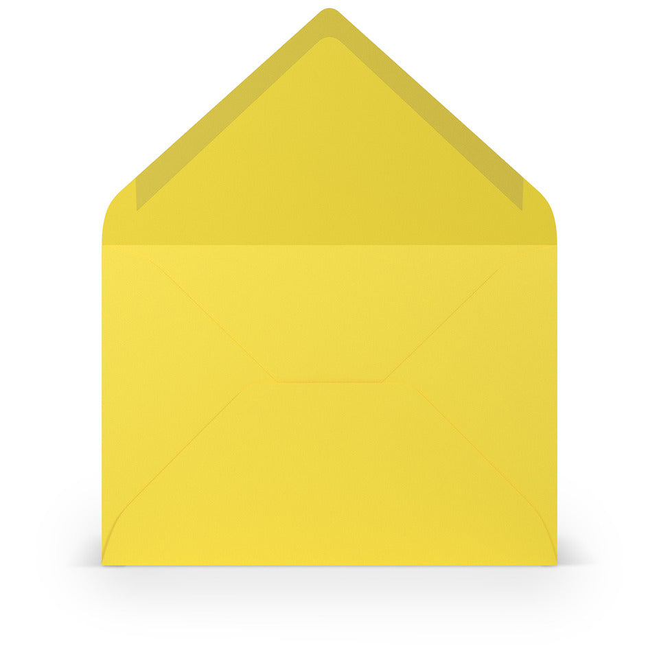 Briefumschlag Coloretti, B6, 80g/m², nassklebend, 5 Stück, goldgelb RÖSSLER 220720543 COLORETTI 220720543
